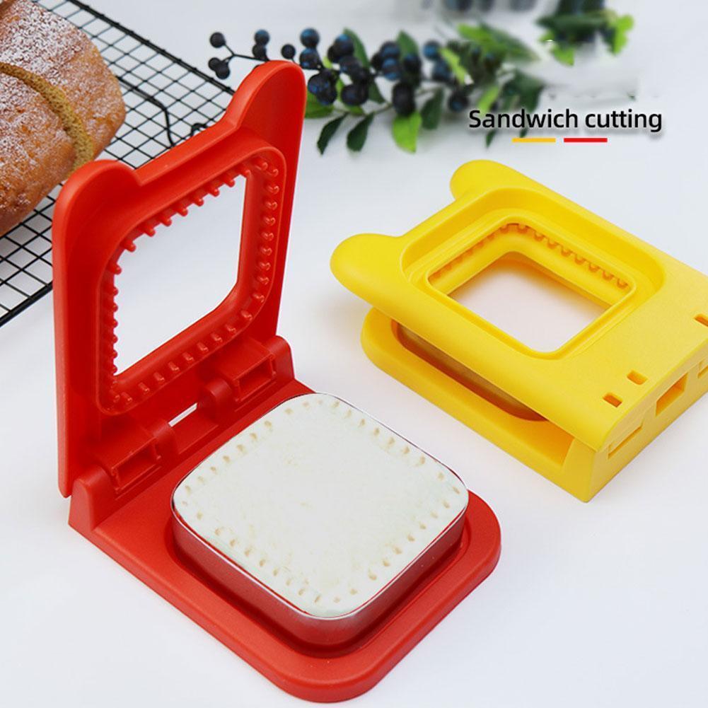 Square Sandwich Cutter And Sealer Set For Kids Lunch Sandwiches Decruster 2024,