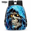 Skull Series Peripheral Animation Printing Backpack Student Bag Support