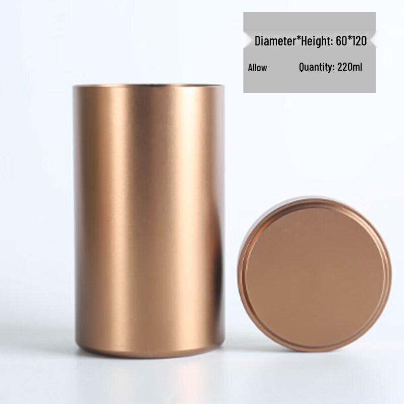 Mini Portable Aluminum Tea Caddy