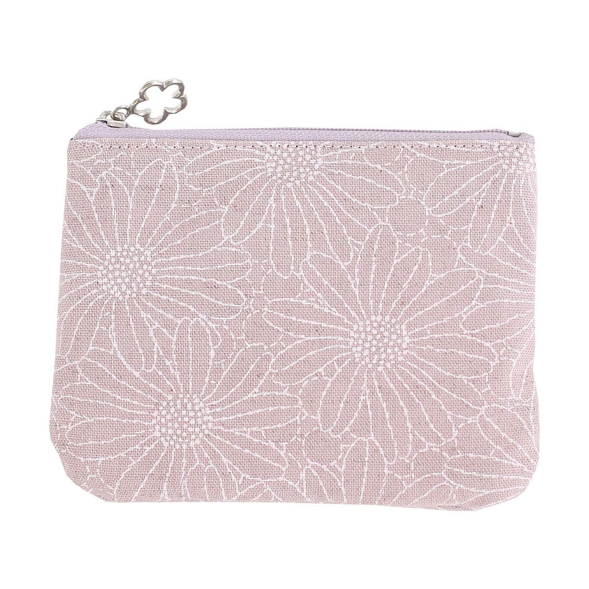 

Inada Shoji Tissue Made in Combines Pocket Tissues and Zippered Small Lacquer Print Floral Pink Pouch, Japan, Organizer, Design, рожевий
