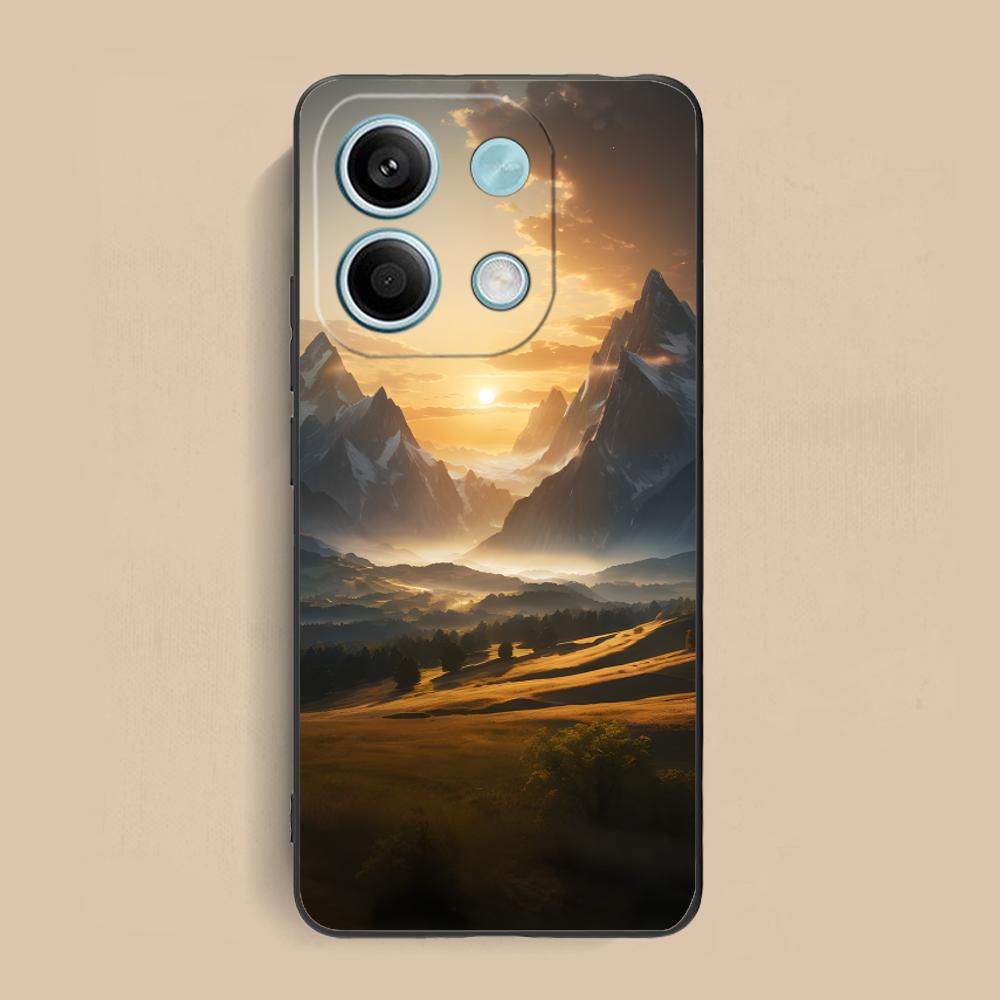 Mountain Forest Mobile Phone Case for Xiaomi Redmi 15 14 13 12 A5 3 2 1 C Plus 4G 5G Colorful Printing Cover Luxury Cover Pretty