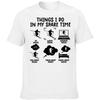 Lustige Ski-Sachen, die ich in meiner Freizeit mache Ski T-Shirts Sommerstil Grafik Kurzarm Geburtstagsgeschenke T-Shirt Herrenbekleidung