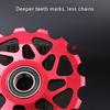 Track Pulley for Rear Wheel, Bearing and Pulley Guide for Mountain Bike, Road Bike, 11T, 13T,15T