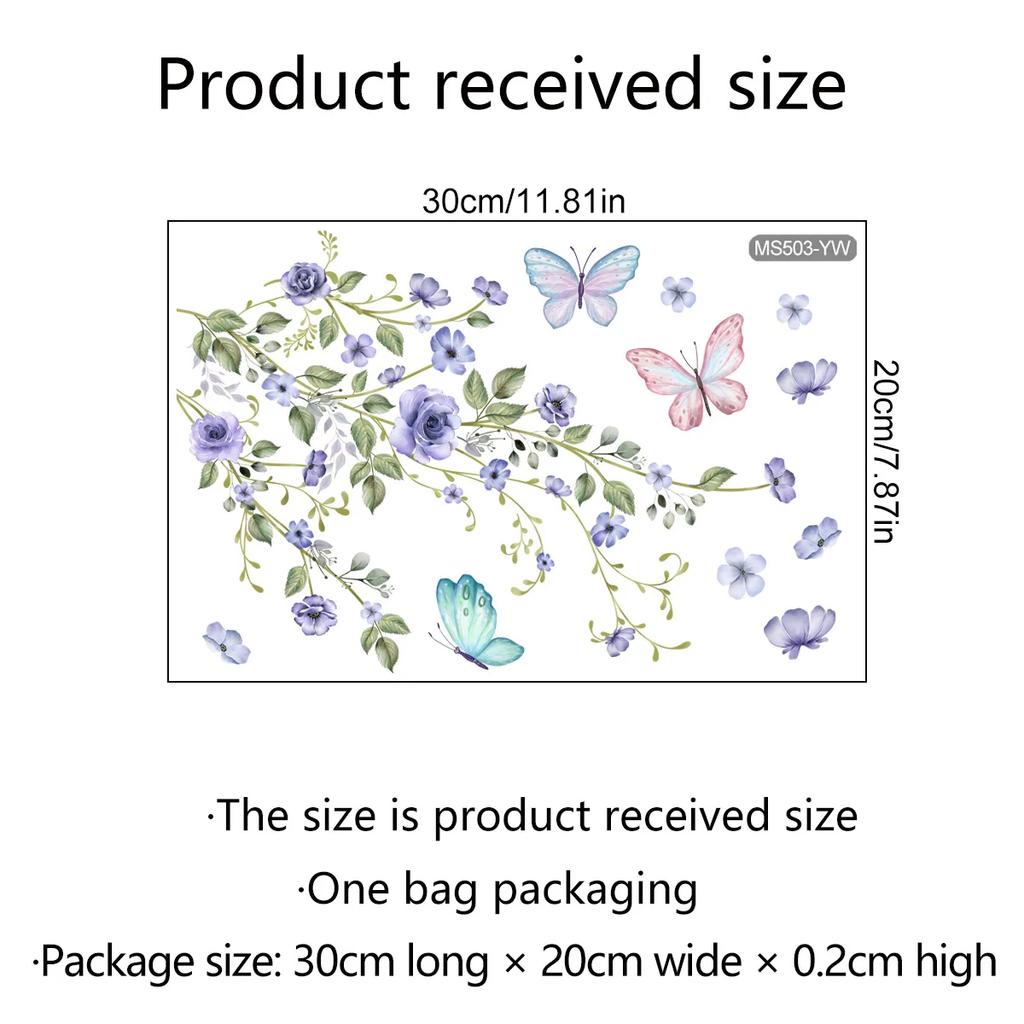 Green Plant Leaves Wall Sticker Bathroom Toilet Sticker WC Self Adhesive Mural Beautify Flower Home Decoration Decals bathroom