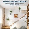 Metal Plant Hangers Space Saving Plant Holders New Wall Plant Stand  Indoor Outdoor