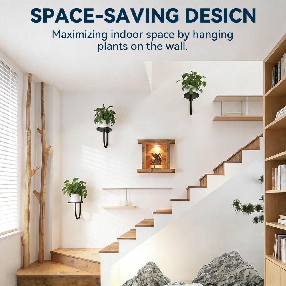 Metal Plant Hangers Space Saving Plant Holders New Wall Plant Stand  Indoor Outdoor