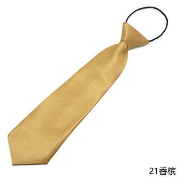 Large Quantity Production Boys And Girls Solid Color Small Tie Children'S Performance Class Uniform Adult Shirt Short Tie