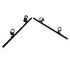 Track Lighting Kit Black Shell 85V?265V Wide Voltage LED 30W 4 Lights 6000K White Angle Adjustable