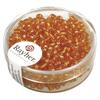 Rocaille Bead Silvered Trim Orange Ø 2.6 Mm 16 G