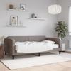 VidaXL Daybed with Mattress Taupe 100x200 Cm Fabric 3196806
