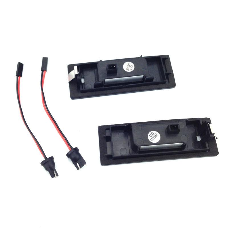 2PCS Canbus For BMW 1 Series E81 E87 E63 E64 M6 E85 E86 Z4 F12 F13 F20 K48 LED License Number Plate Lamp Car Light No Error