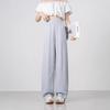 Lyocell Tencel Wide-leg Pants Women's Spring and Summer New High Waist Drape Soft Waxy Loose and Thin Casual Linen Long Pants