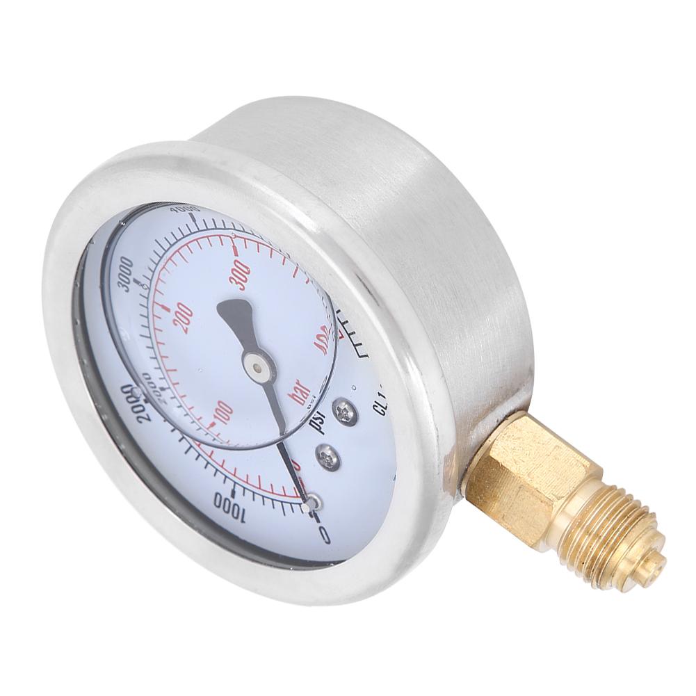 TSPGG604400bar 14BSP Y60 Radial Oil Filled Pressure Gauge Manometer for Machinery