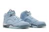 Women's Sneakers Jordan 5 Retro Bluebird (Women's) Photo Blue/Football Grey-Metallic Silver-White