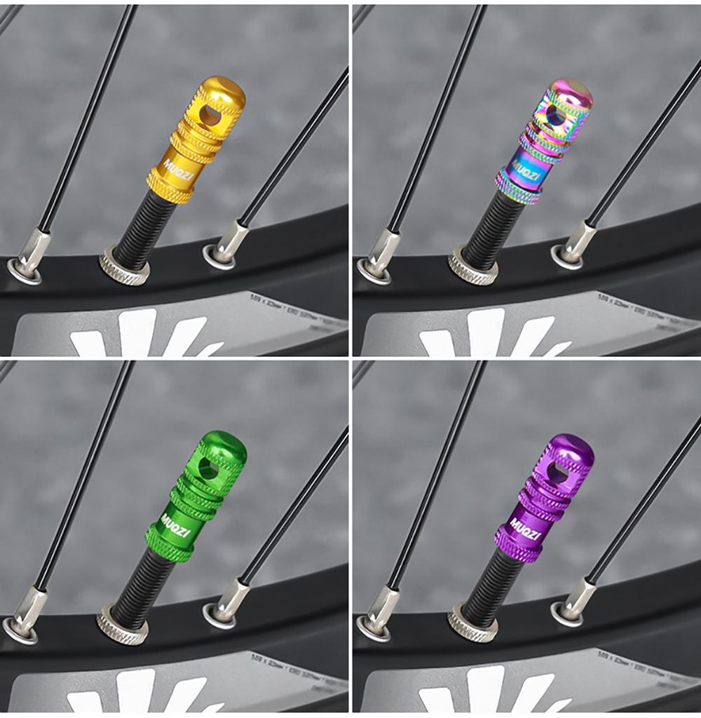 1pz Lega di Alluminio Tappo Valvola FV Pneumatico Bicicletta Protezione Coperta Valvola Presta Bici Antipolvere Pneumatico Strada MTB Bici da Strada