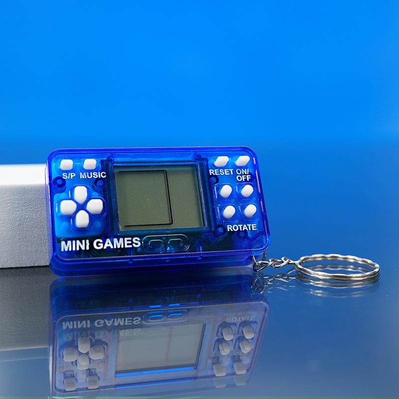 Mini Tetris Classic Handheld Game Console Keychain Toy