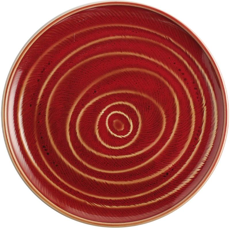 Ceramic Kiln Plate Steak Plate Thai Restaurant Plate Household Pasta Plate High-End Plate