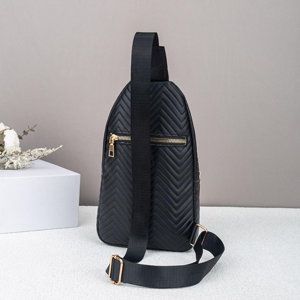 Borsa da Donna, Borsa con Rilievo a Onda, Marsupio, Outdoor, Shopping, Multi Scomparto, Grande Capacità, Borsa a Spalla
