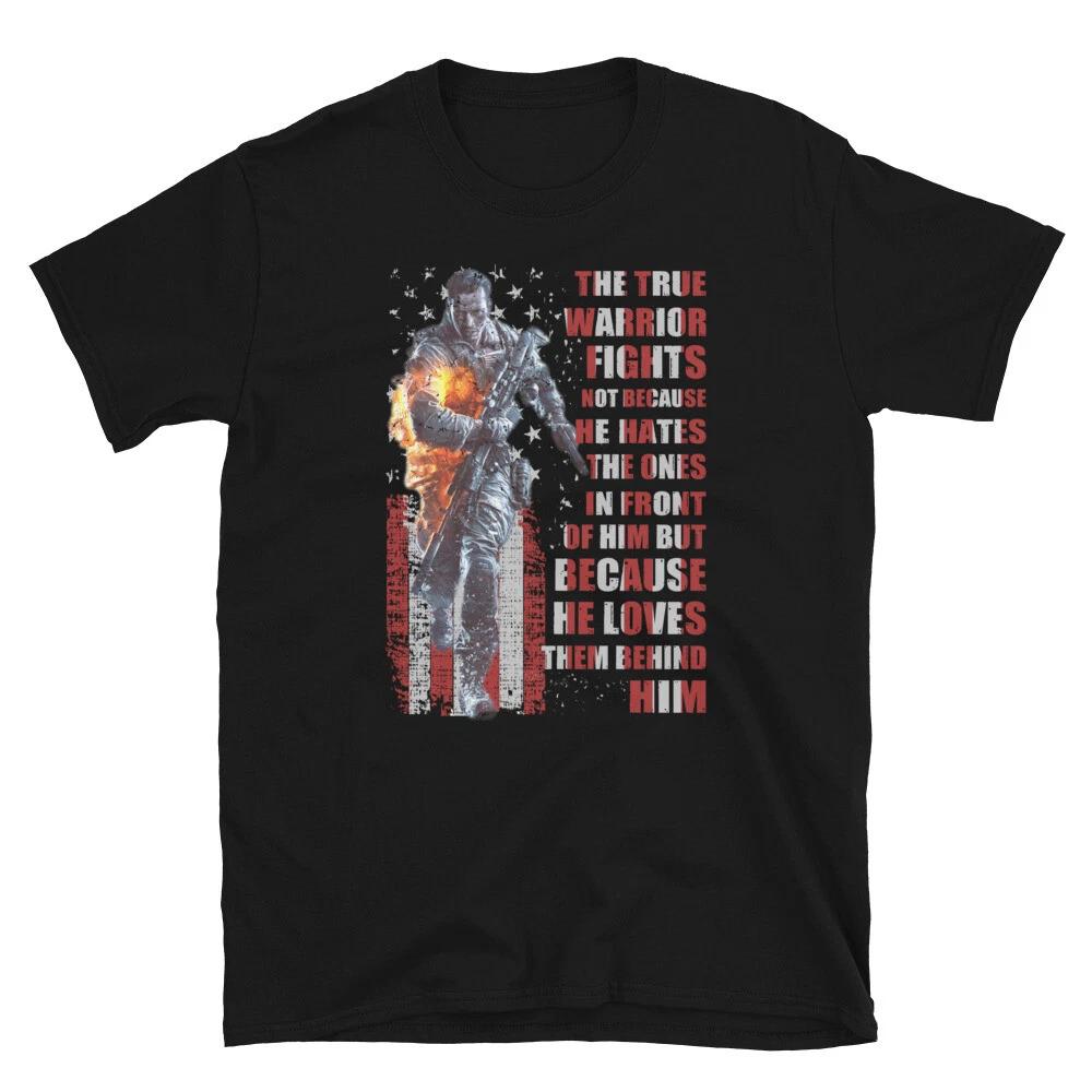 Soldier Honor Duty America True Warrior T-Shirt 4XL