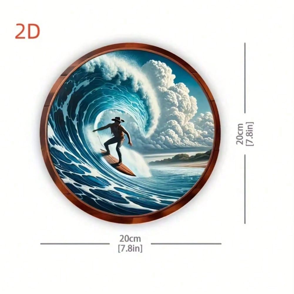 

Retro Surf Art Metal Tin Sign For Wall Home Decor 20x20 різнокольоровий