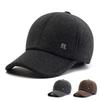 Winter Mens Baseball Cap With Fleece Lining For Warmth And Windproof Comfort