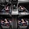 Mtdwwe Rhea R Black Full Coverage All-Season Car Floor Mats, XPE Non-Slip Wear-Resistant Textured Carpets for SUV Interiors