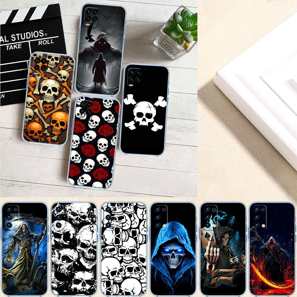 CJ63 Grim Reaper Skeleton Skull Phone Case for Motorola Moto Edge 20 30 40 50 S30 Fusion Ultra Pro Neo Lite + G200 G23