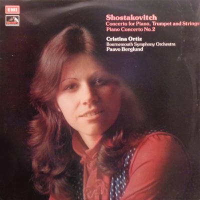 LP Record DMITRI SHOSTAKOVICH - CRISTINA ORTI - Concerto For Piano, Trumpet & Strin ASD3081 His Master's Vo UK Classical Used
