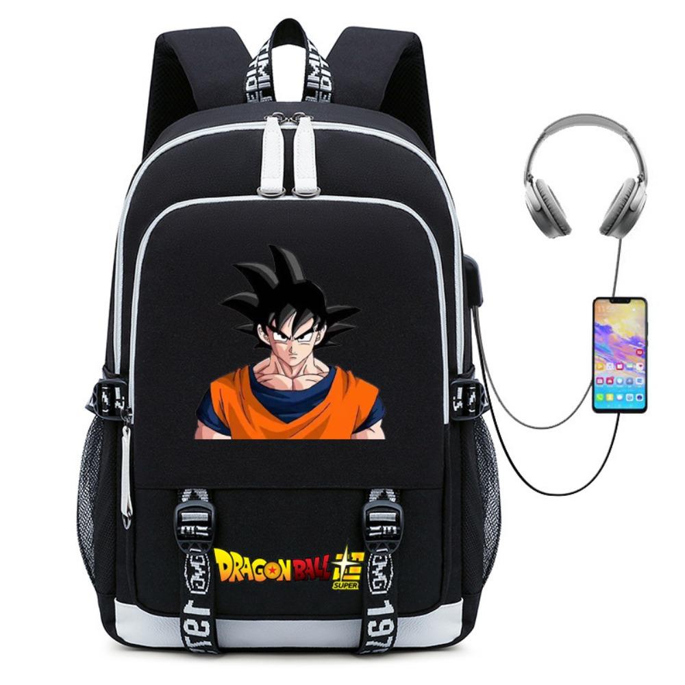 Dragon Ball Sun Wukong School Bag Animation Peripheral Male and Female Students Leisure Backpack Charging Computer Backpack
