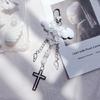 Cross Bowknot Angel Wing Charm Pendant Hanging Decoration for Keys Bag Purse