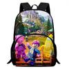 FORTNITE Kids Cartoon Backpack,With Adjustable Shoulder Strap & Front Pocket,Lightweight & Durable,for Boys & Girls Age 5-11.