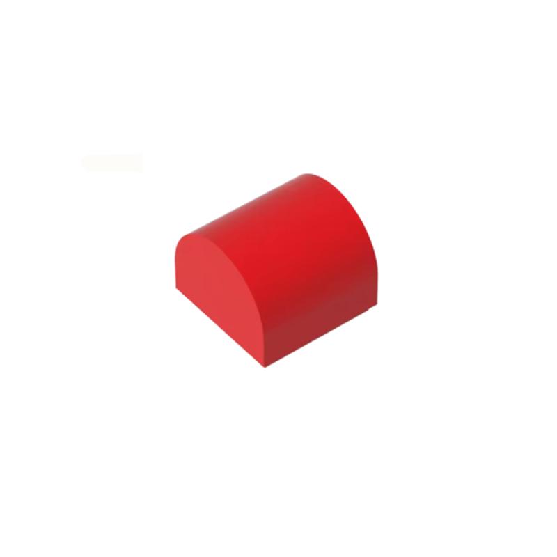 55pcs MOC compatible 49307 glossy 1x1 curved brick small particle building blocks DIY creative construction children's toy