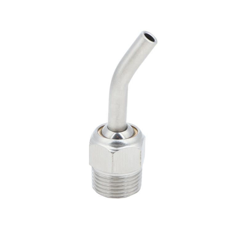 Stainless Steel Coolant Hose Nozzles Low Maintenance Anti Rust for CNC Lathes Toolholder Factory Machining Tooling