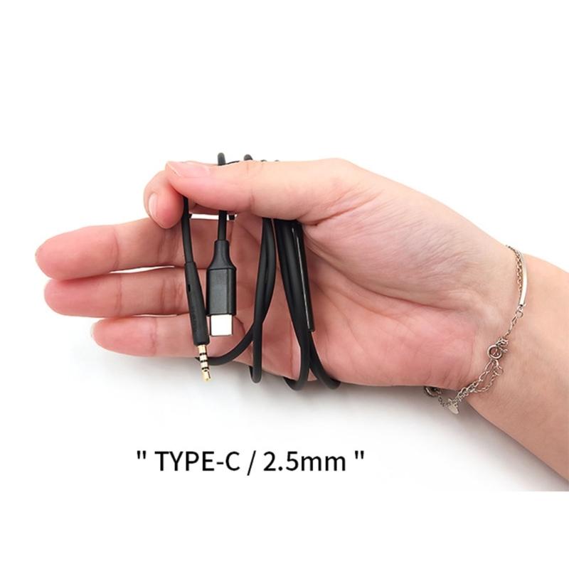 Durable Cable for 700 QC25 QC35 QC45 AE2 Headphone Cord Nylon/TPE Wire Improve Your Listen Experience Hifi Sound Cord