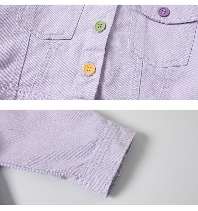 2025 Trendy Girls' Denim Jacket for Spring/Autumn - Baby & Toddler Fashion