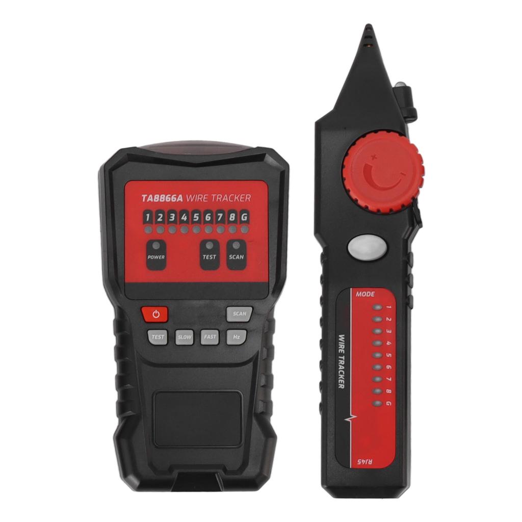 Localizador de Fios Elétricos com Indicador LED Portátil Localizador de Cabos de Rede e Telefone Receptor