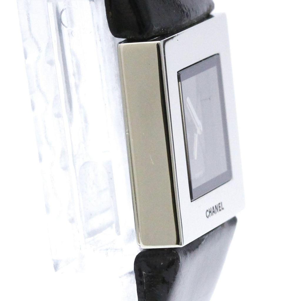 Used CHANEL Matelasse Stainless Steel Leather Quartz Women's Watch H0116 (Polished)