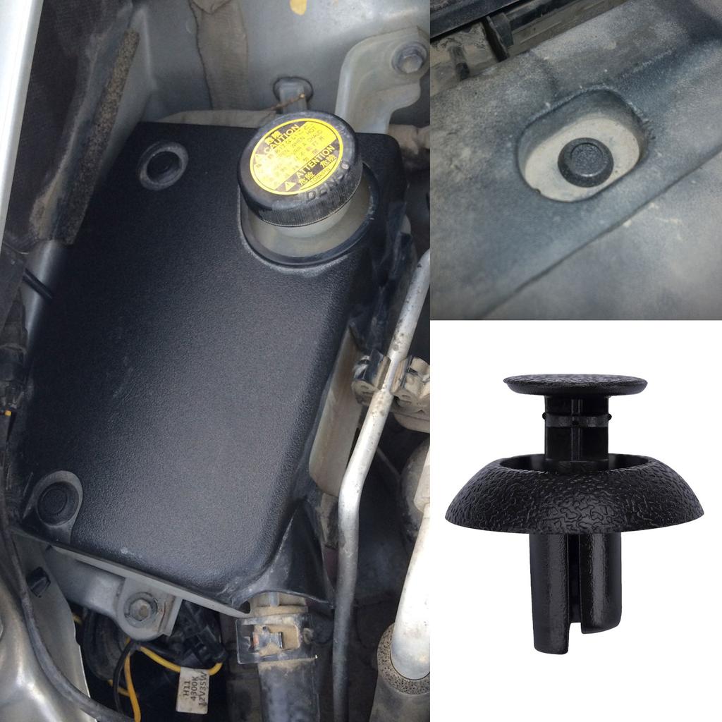 Front Grille Slam Panel Clip Engine Bay Shield Retainer Fastener 9046707211 For Toyota 4Runner Camry Land Cruiser Prius Lexus