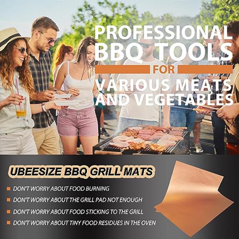 60*40cm Non-stick BBQ Grill Mat Baking Mat Barbecue Tool Cooking Grill Sheet Heat Resistance Kitchen BBQ Tool