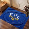Tappeto in Velluto di Cristallo con Stampa Calcio Everton, Comodo Assorbente d'Acqua Antiscivolo Tappeto per Pavimenti Interni