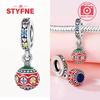copper Christmas Gifts Charm Bead Charms Snow House Bead Charms Christmas Collection FIt Authentic Bracelets Do It Yourself Fine Jewellery Gifts for W