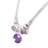 NOA [G6002] - Purple 'Princess Butterfly' Designer Necklace