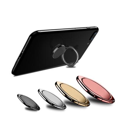 Suporte de metal universal 360 rotação flexível anel de dedo suporte de telefone suporte de mesa