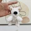 Adorable West Highland Terrier Plush Keychain Cute Couple Bag Charm Doll Toy