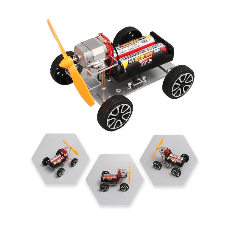 Physics STEM Technology Gadget Kids Science Toys Electric Gliding Vehicle Educational Toys for Children DIY Plastic Puzzle