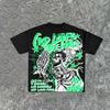 Hot Selling God Loves The World Graphic Print Casual Short Sleeve Streetwear Fashion Loose Oversized Cotton T-Shirt Men Women Summer New Tee