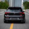 For VW Golf 8 MK8 8.5 GTI GTD R TSI TDI 2019 To 2026 Oettinger Style Car Rear Roof Spoiler Wing Glossy Black Carbon Fiber Look