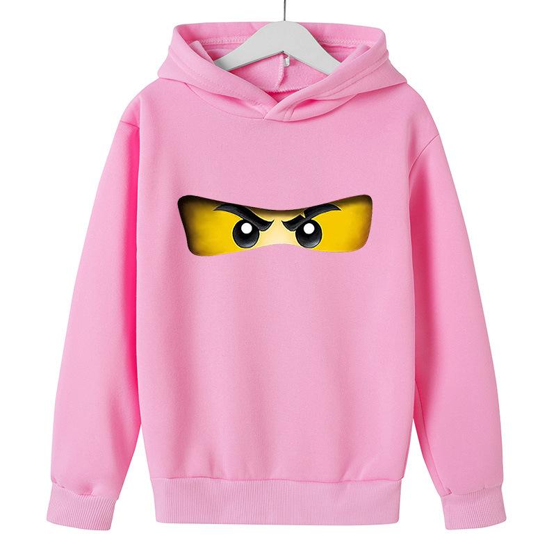 Winter Casual Versatile Comfortable Cute Eyes Pattern Print Children's Cute Warm Hoodies