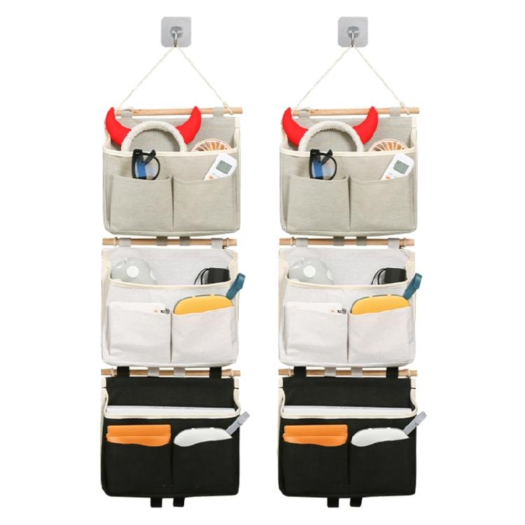 Practical Hanging Storage Basket Wall Organizer Bag Fabric Closet Organisers Bag