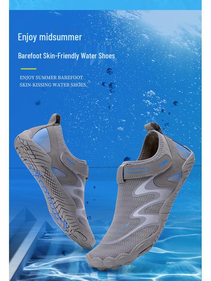 New Lightweight Five-Finger Water Shoes for Couples - Outdoor Summer Diving, Snorkeling, and Beach Swim Footwear
